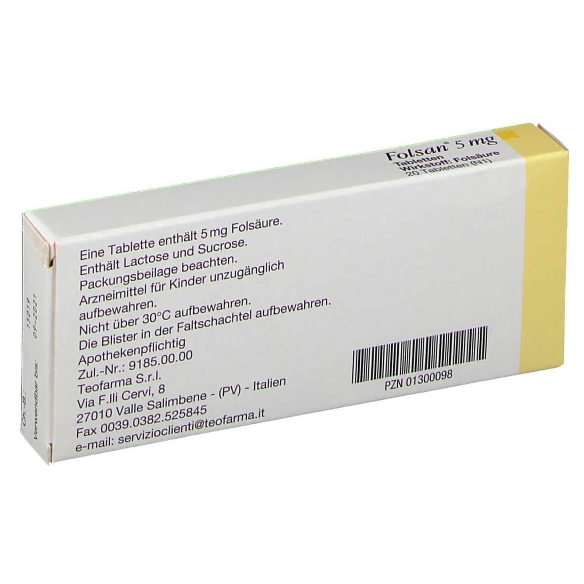Folsan® 5 mg