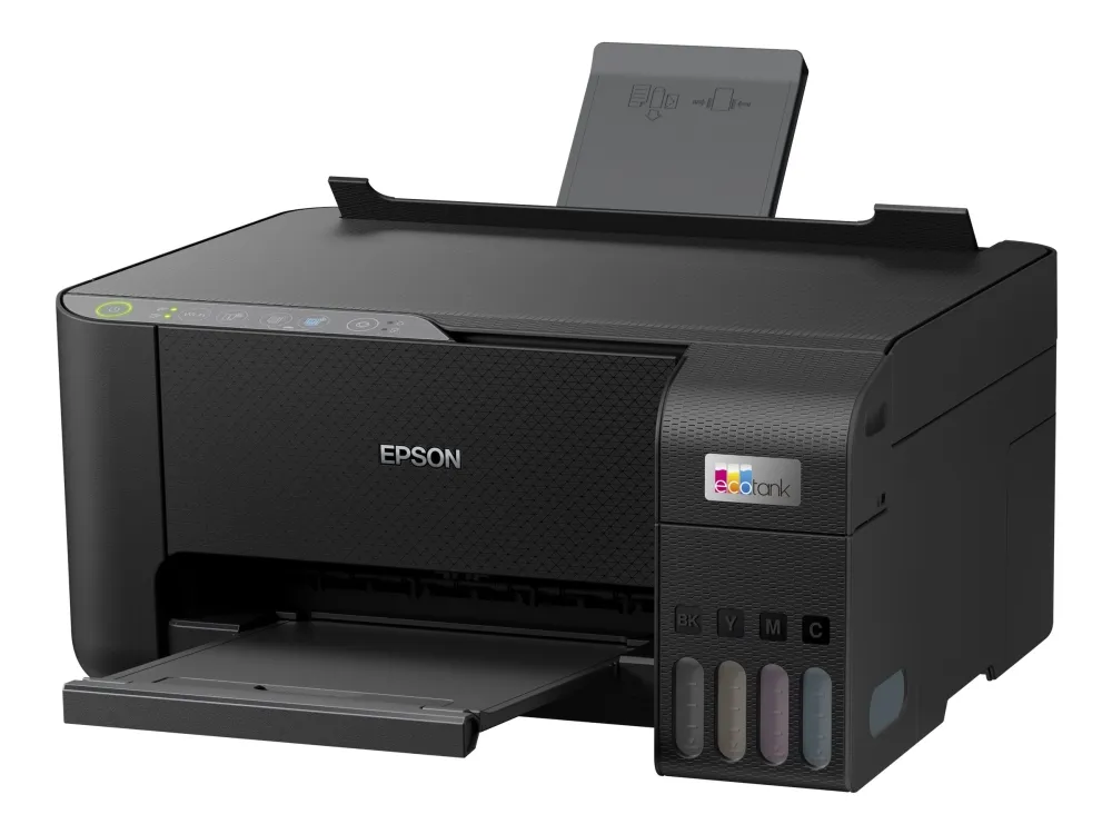 [OUTLET] - Epson EcoTank ET-2812 - Multifunktionsprinter - farve - blækprinter - kan genopfyldes - A4 (medie) - op til 10 spm (udskriver) - 100 ark - Wi-Fi - sort