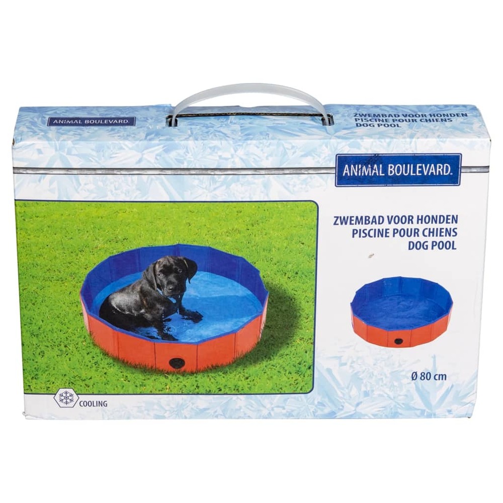 Piscine animaux de compagnie cooling m rouge/bleu
