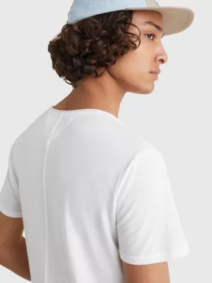 Camiseta Slim Fit com Decote em V