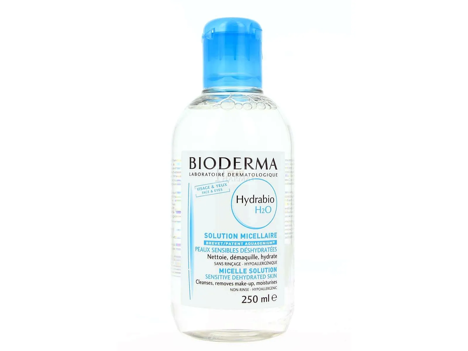 Bioderma Hydrabio H2O Micellar Cleansing Water and Makeup Remover 250 ml