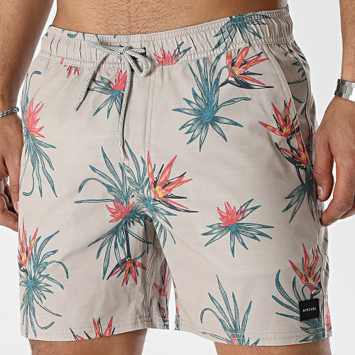 Short De Bain Paradiso Volley 03DMBO Beige Floral