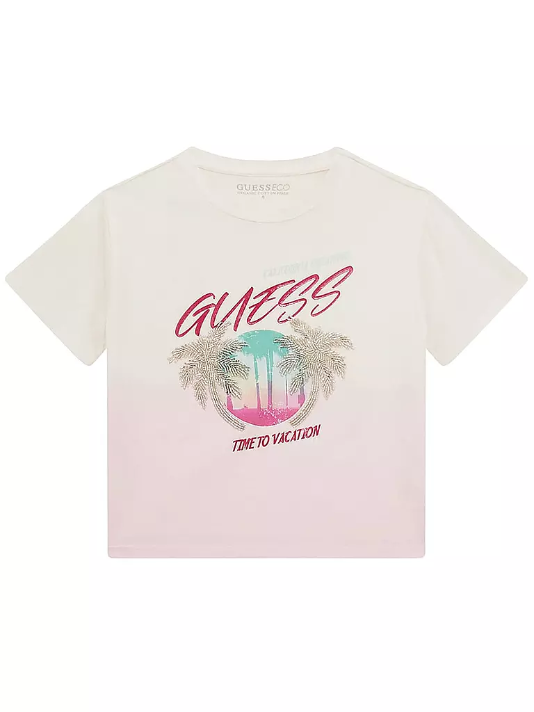 GUESS Mädchen T-Shirt  rosa