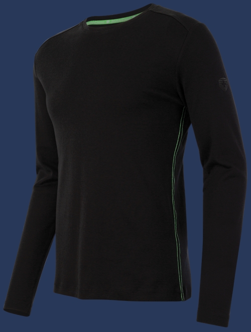 T-Shirt Men STMLR LuNitGTec, Schwarz