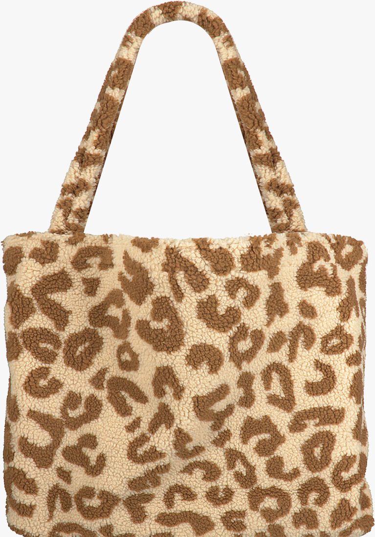 STUDIO NOOS beige studio noos shopper teddy leopard mom-bag