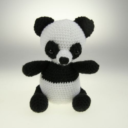 Haakpakket panda - 12 cm