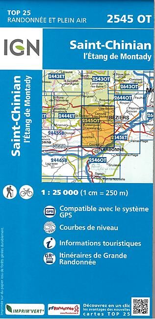 IGN - TOP25 2545OT ST CHINIAN 1 25 000