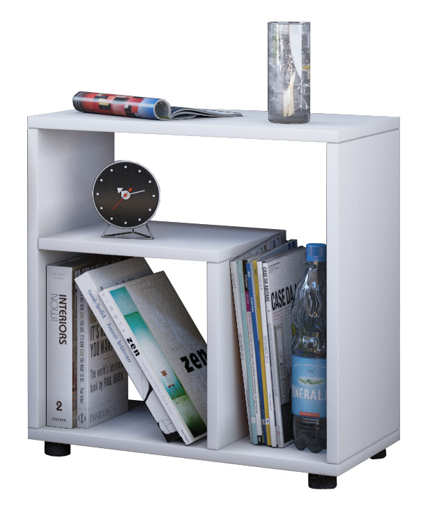 Beistelltisch - weiß - 50 cm breit