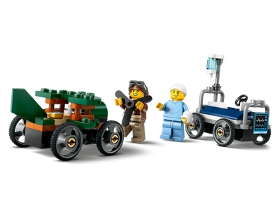 LEGO Raceautopakket: vliegtuig vs. ziekenhuisbed (60459)