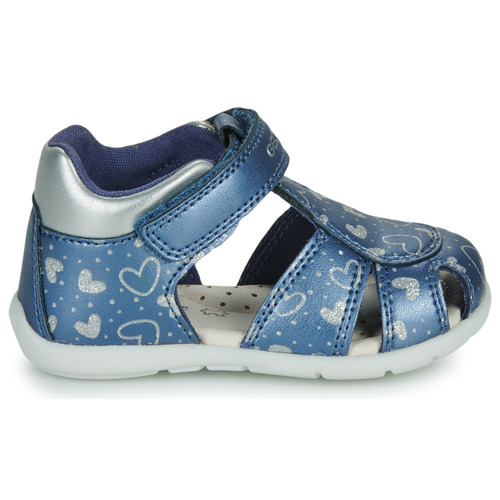 Geox - B ELTHAN GIRL - Bleu / Argenté