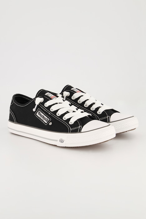 Dockers Canvas-Sneaker, Gummikappe, Weite H