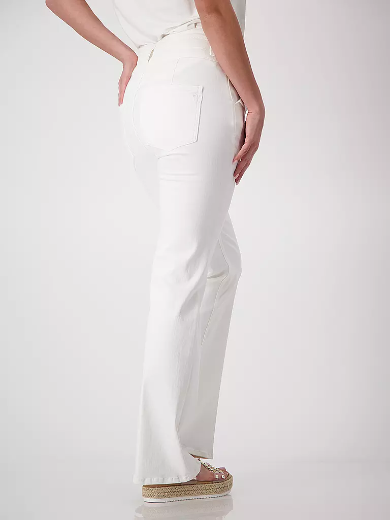 MONARI Jeans Flared Fit creme
