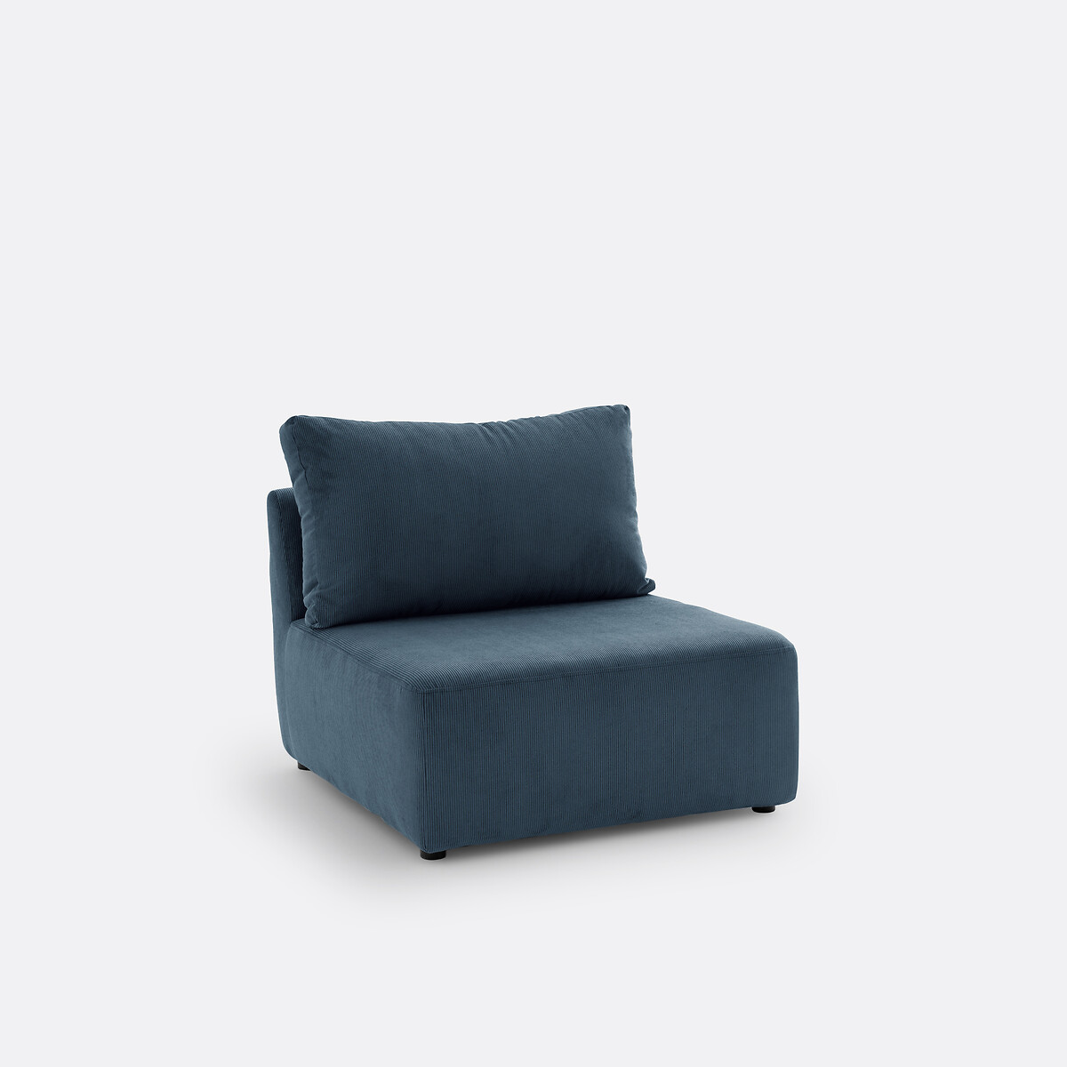 LA REDOUTE INTERIEURS<br>Sofá modular canelado de veludo, Monica