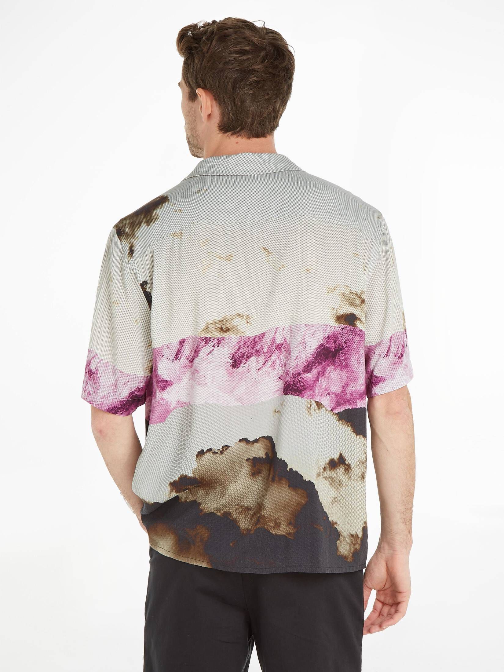 CALVIN KLEIN| Herren Hemd Kurzarm