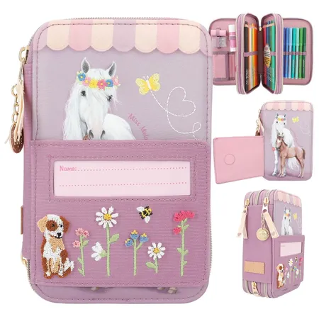Depesche Miss Melody 3-Fach Federtasche FARM HOUSE