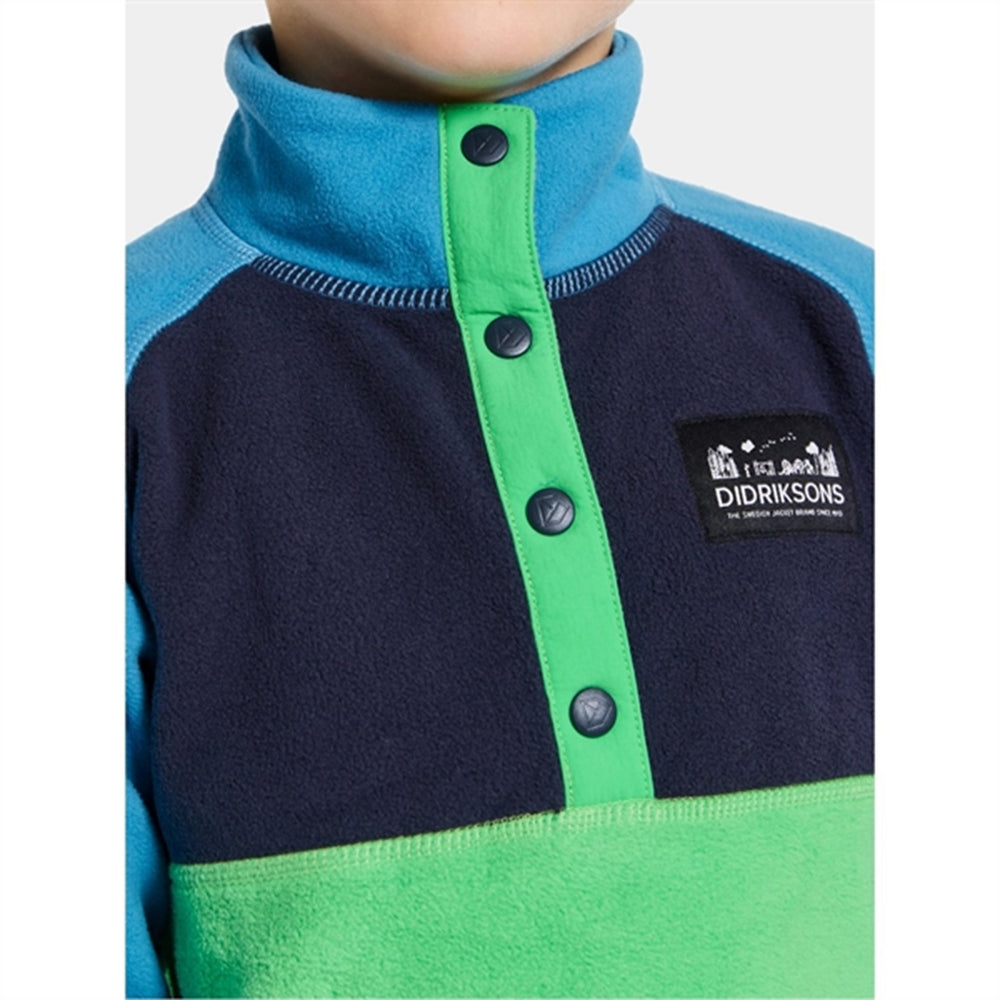 Frog Green Monte Kids Fleece Jakke | Luksusbaby
