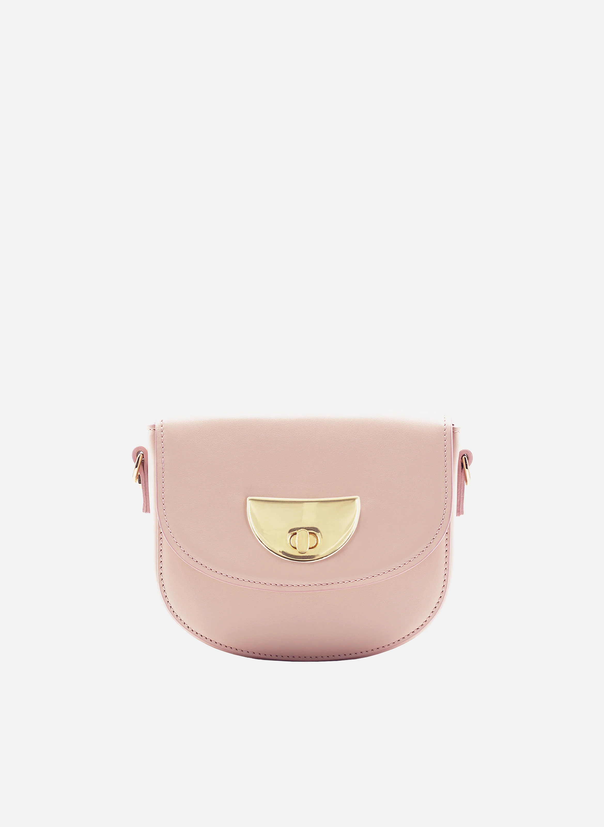 Mini sac cuir lisse | Rose