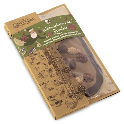 Tafelschokolade Weihnachtsmarktzauber mit Nougat