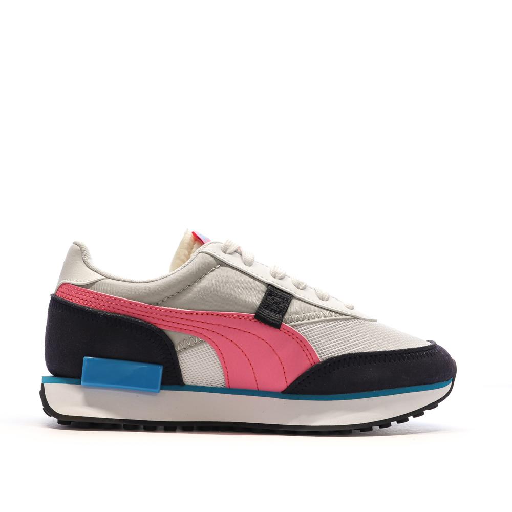 Puma Baskets Noir/Rose Fille Puma Future Rider