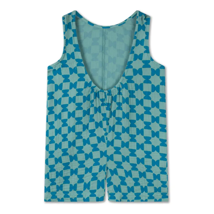 Repose AMS Combishort Coton Bio Yoyo | Bleu
