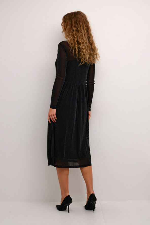 Kaffe KAolga Mesh Dress Black deep