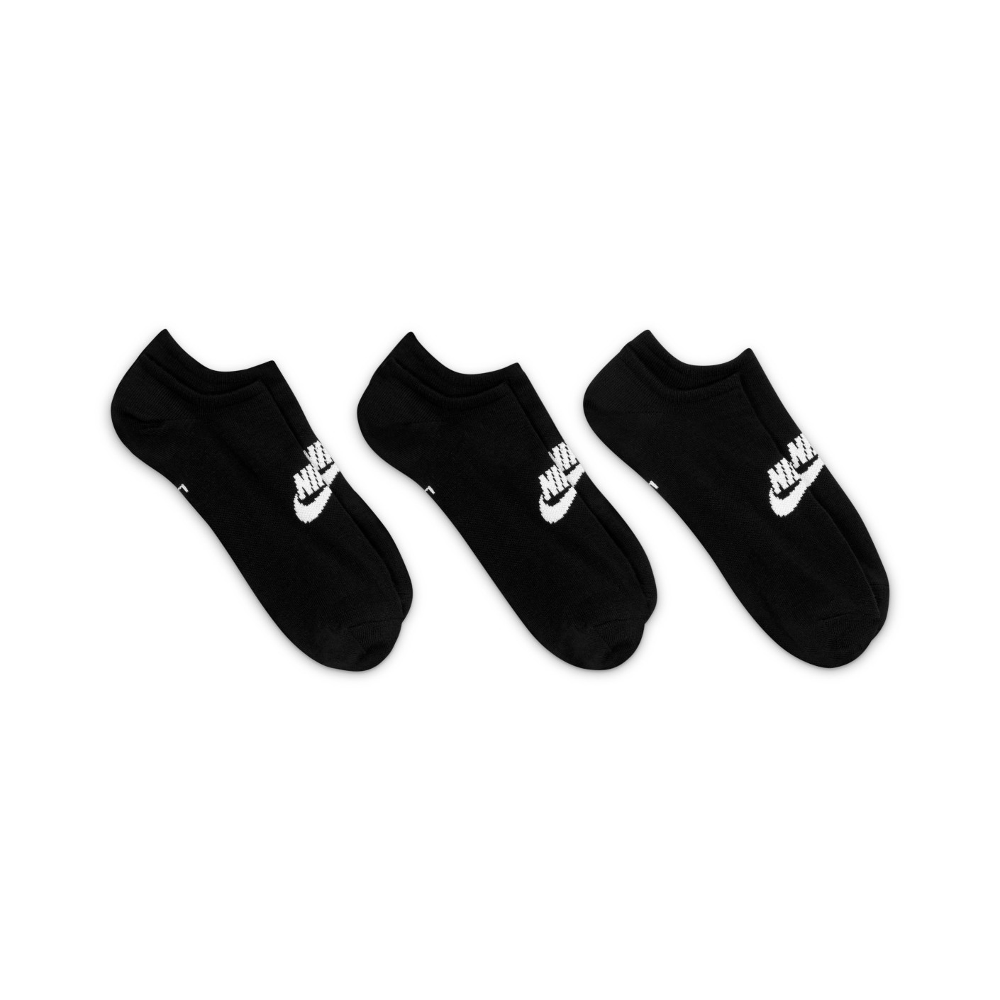 Nike NSW Sneakersokken 3-Pack Zwart Wit