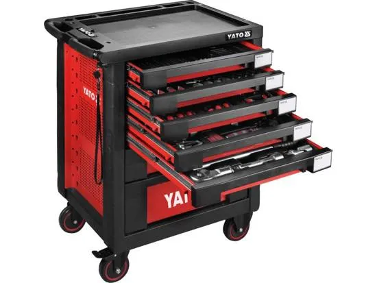 YATO 7-DRAWER CARD   TOOLS 165 stk. 55293