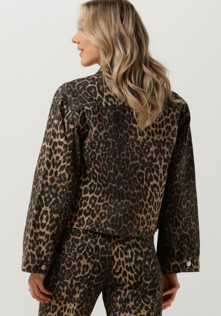 NEO NOIR bruine neo noir jack emilia leopard jacket