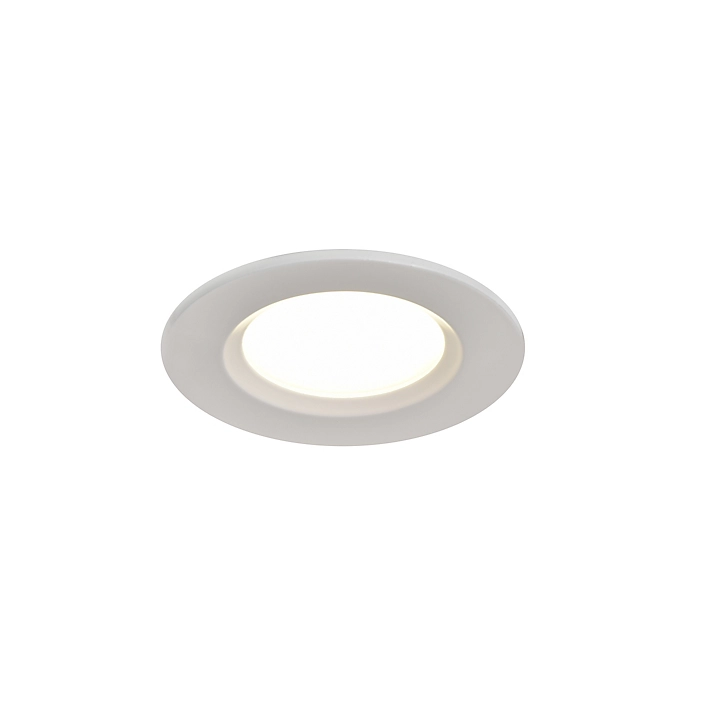 3 spots encastrables Thorold LED intégrée variation de blancs IP20 450lm 7W Ø8.5xH.4,5cm blanc GoodHome