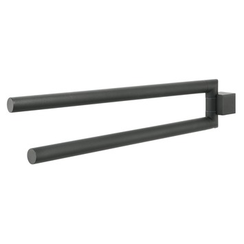 Tiger Nomad handdoekrek 2-arms zwart