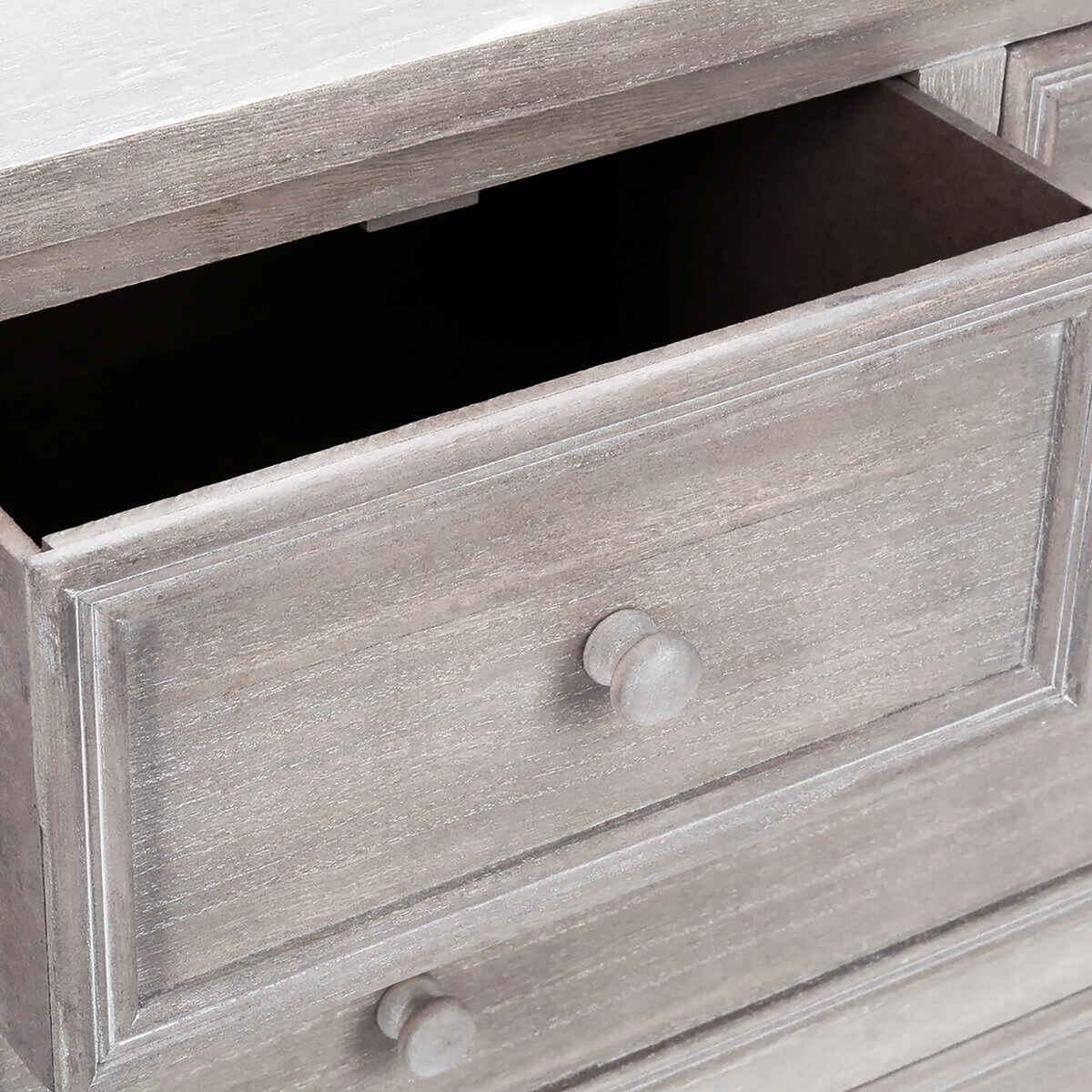 COMMODE 5 TIROIRS NATUREL CHARME