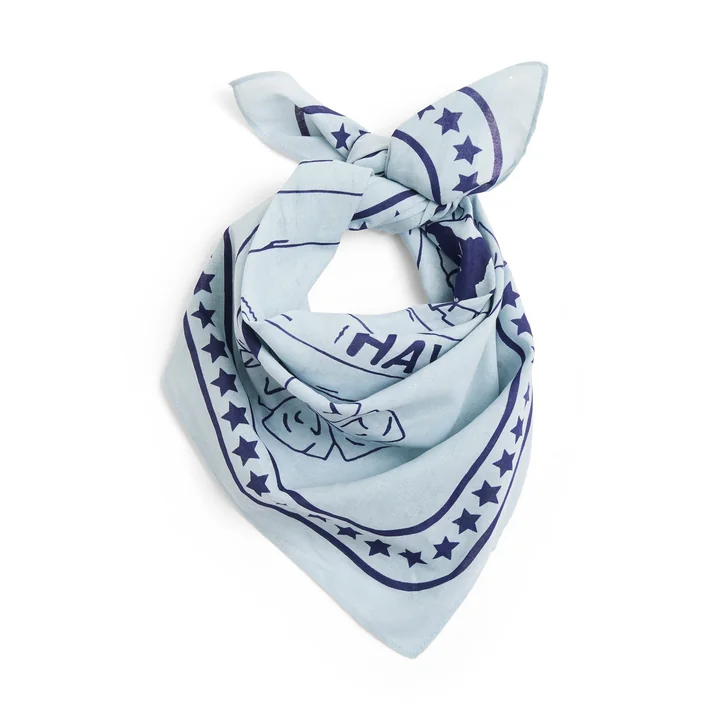 HAY - Dogs Hundetuch, recycelt, 55 x 55 cm, hellblau