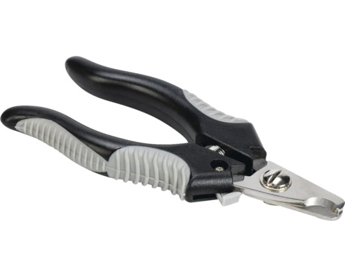Klauwtang beeztees Nagelknipper, nageltang, zwart zilver, kunststof roestvrij staal ca. 13 cm