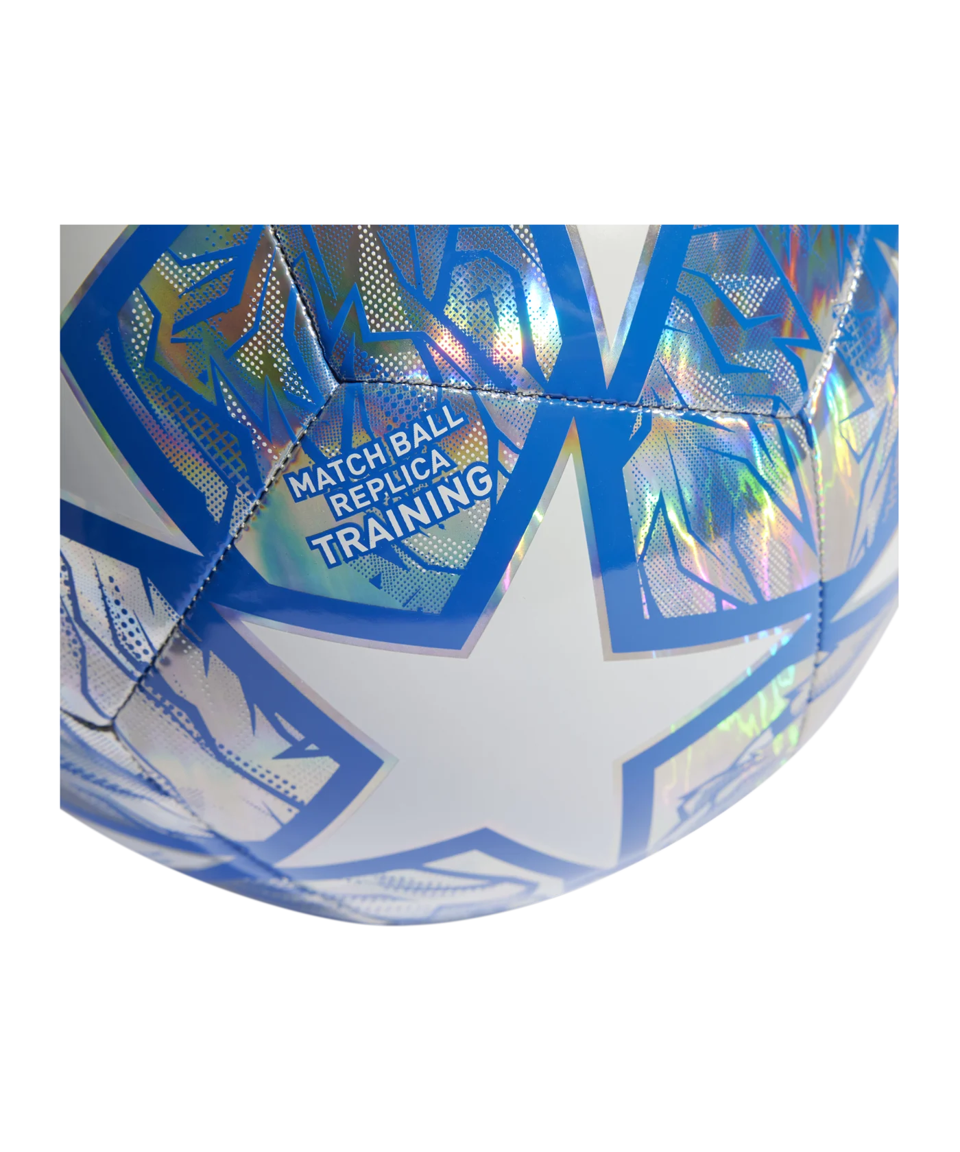 adidas Trainingball UCL London Silber Weiss