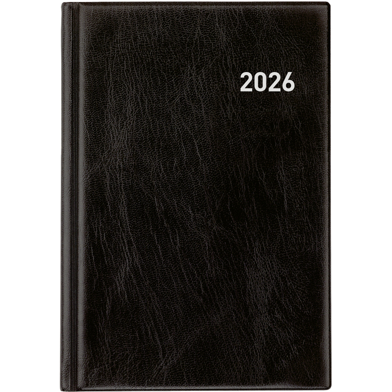 Biella Agenda 2026 Terminia, 1 Woche / 2 Seiten, schwarz