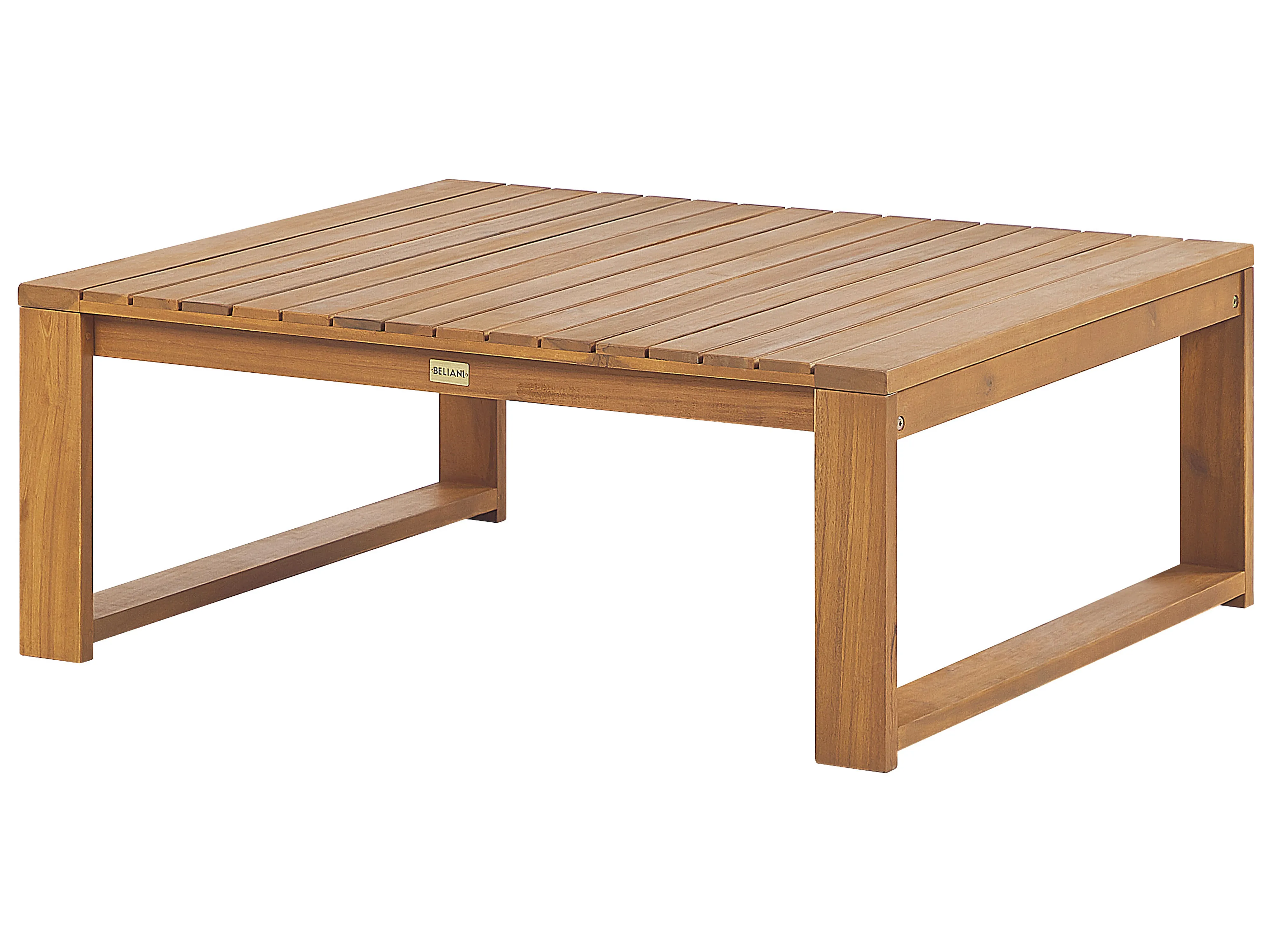 Tuin hoekloungeset met tafel 4-zits TIMOR linkszijdig modulair Gecertificeerd acaciahout Lichtbruin