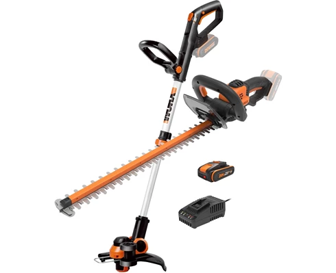 WORX 20V PowerShare Trimmer and Hedge combo (1x2.0Ah with 1h charger)