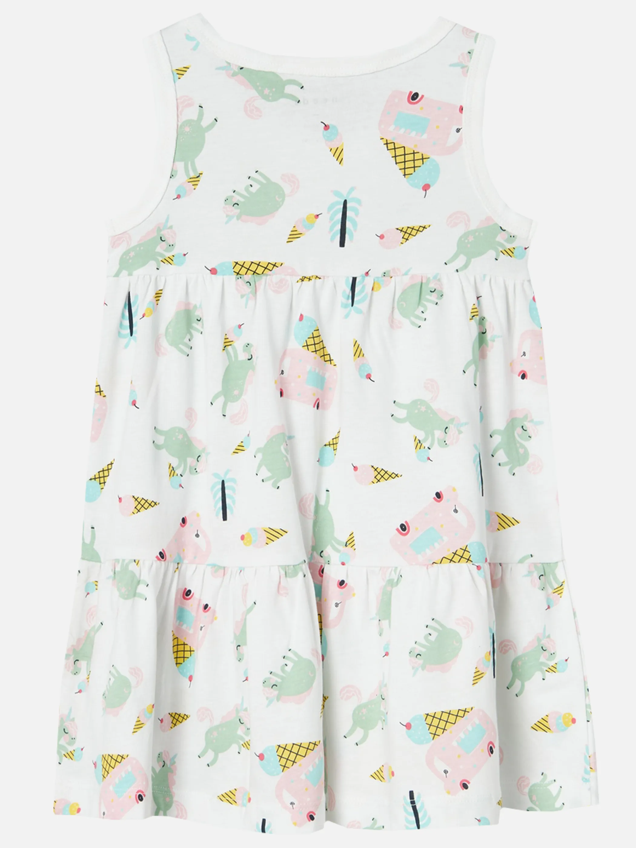 Mädchen Kleid mit Minimalprint