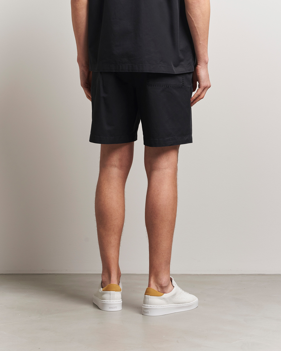 Axel Arigato Stitch Embroidered Shorts Black