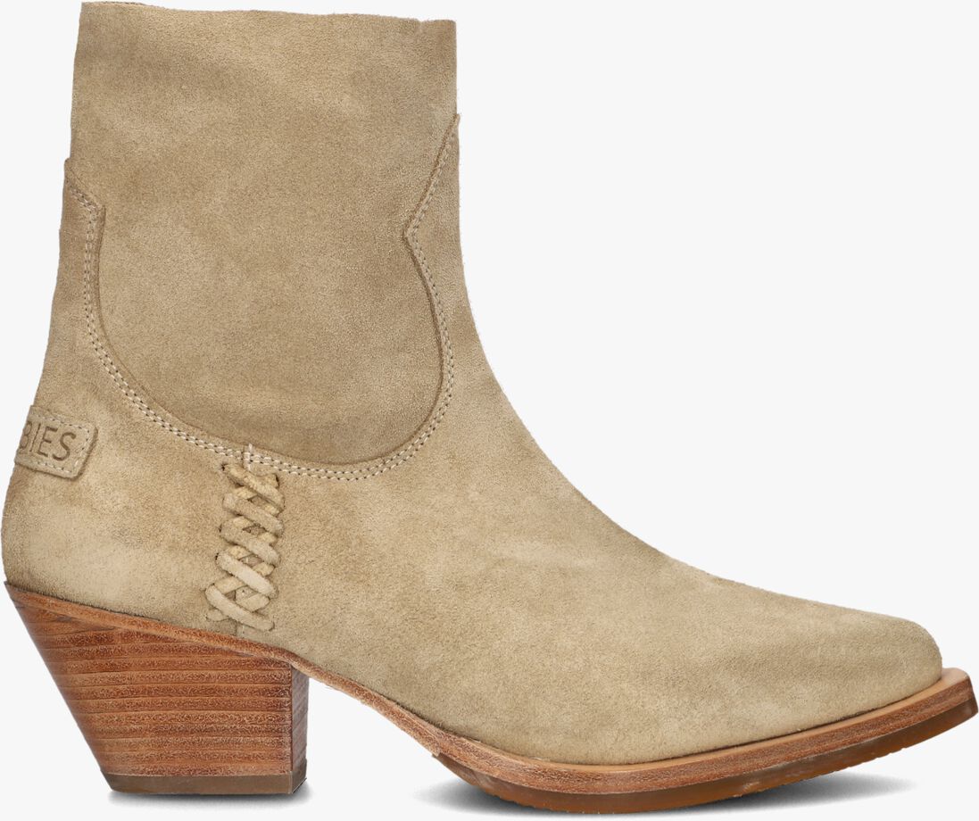 SHABBIES beige shabbies enkellaarsjes lute folly