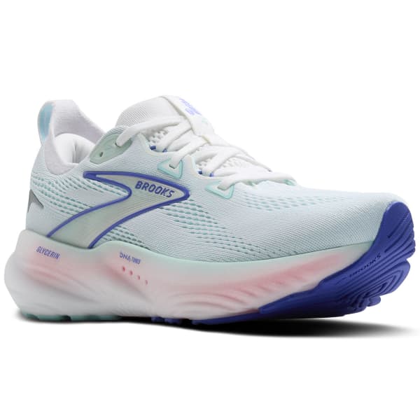 Chaussure running BROOKS GLYCERIN 22 WHITE/LIMPET SHELL/AMPARO BLUE