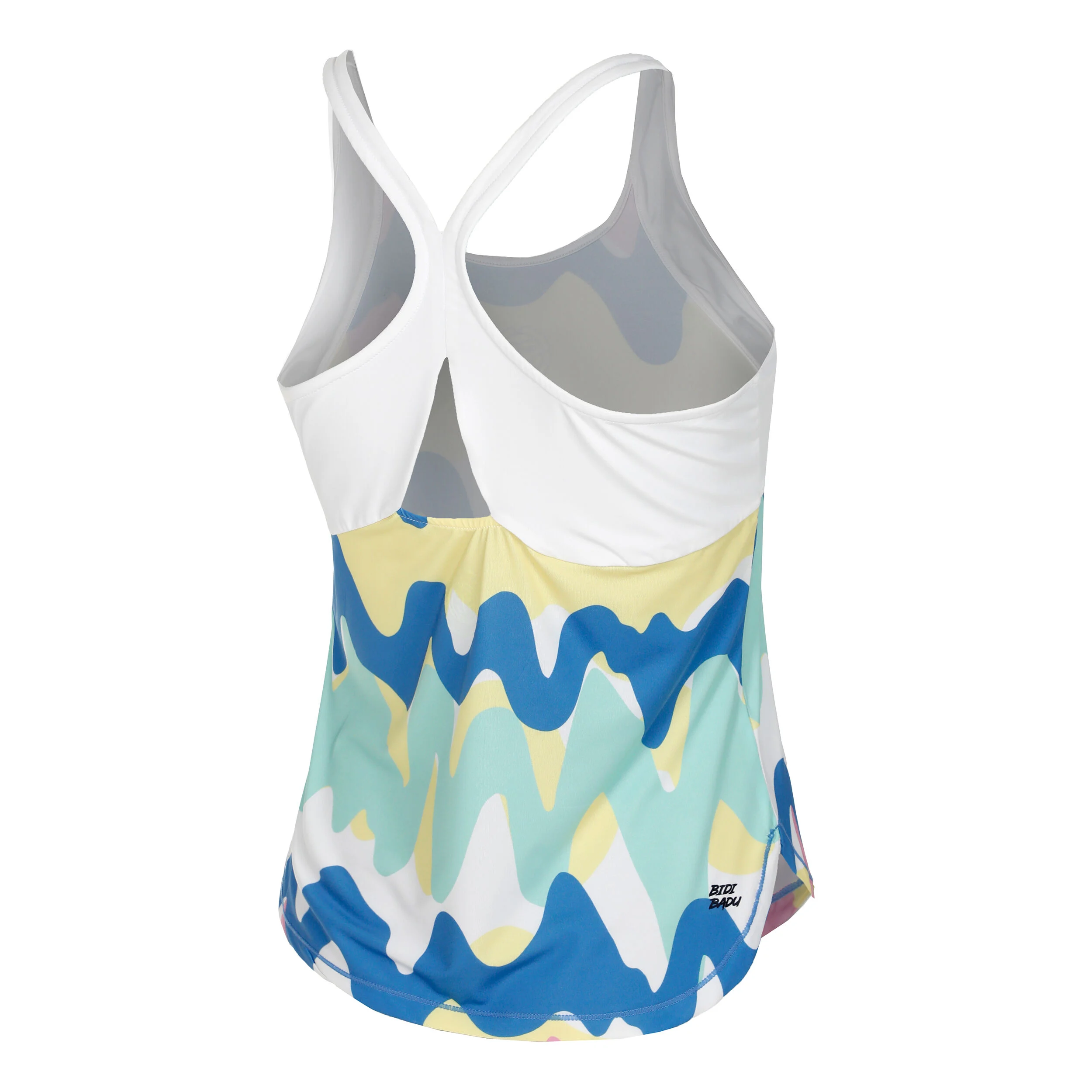 BIDI BADU Good Vibes Débardeur Tank Top Femmes - Blanc , Multicouleur