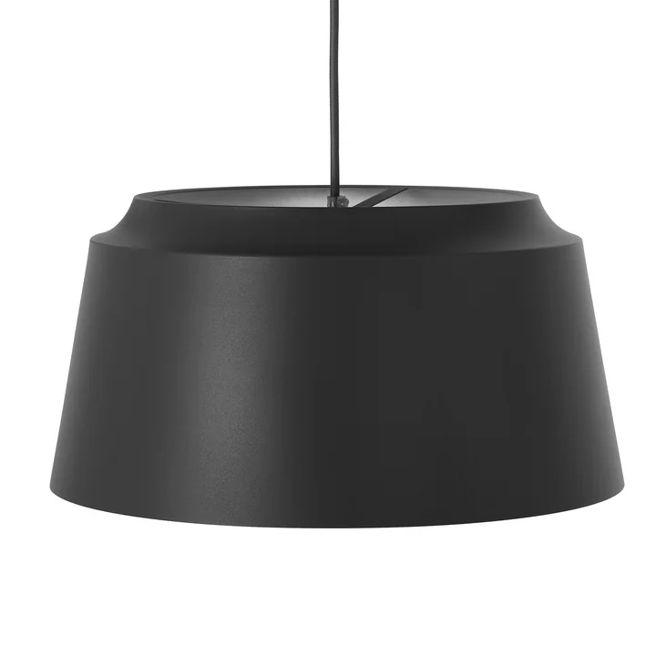 Puik - Groove Pendelleuchte, Ø 26 x H 13 cm, schwarz