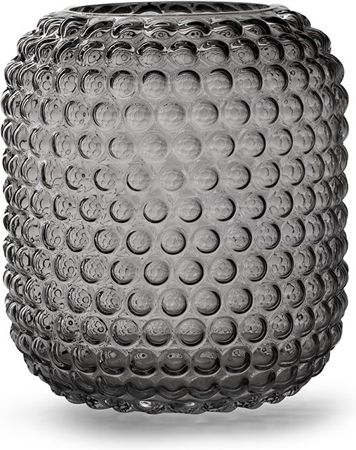 Vaas Bobble antraciet D 18 H 20 cm