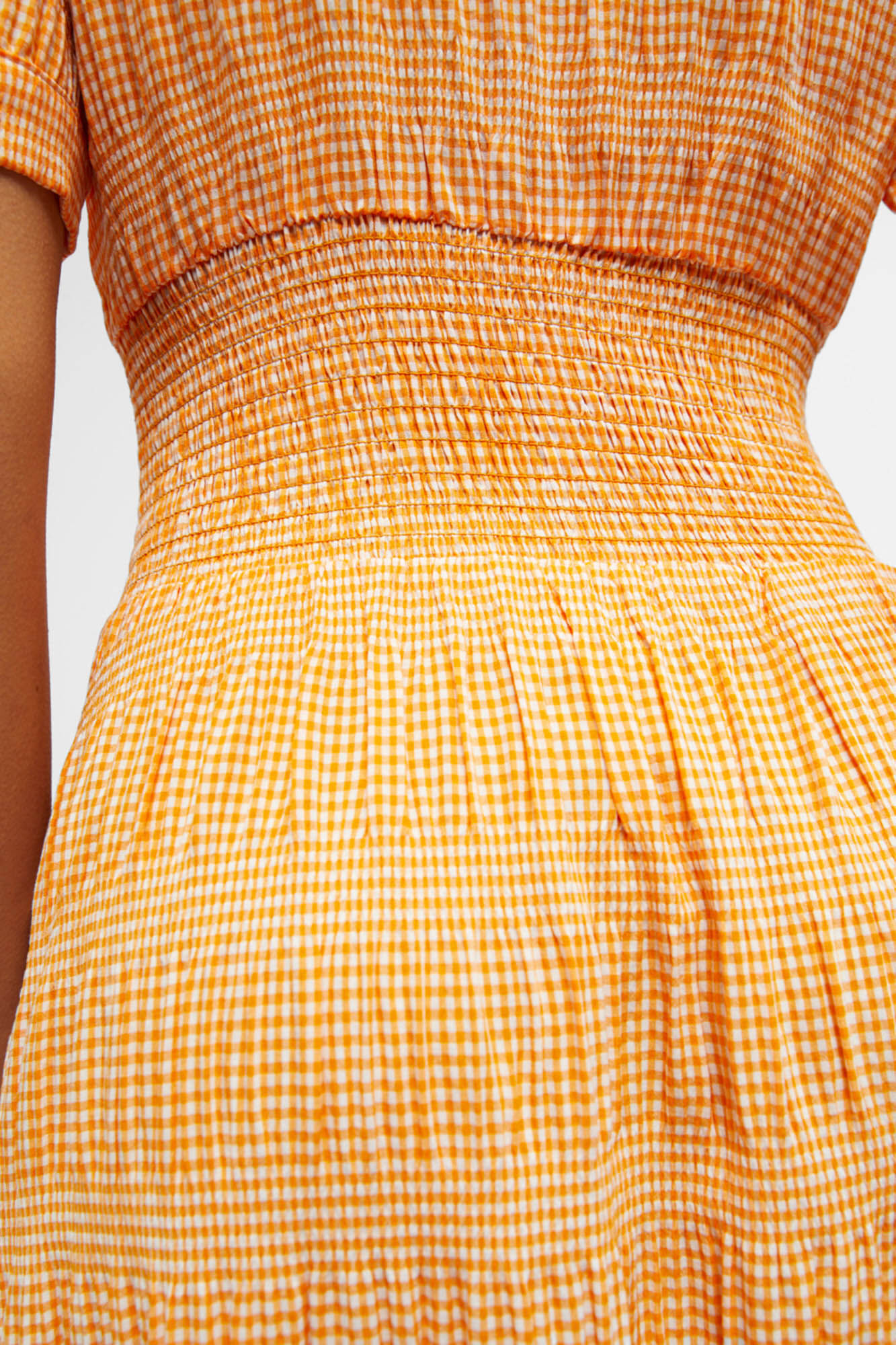 Vestido com botões na frente - Branco