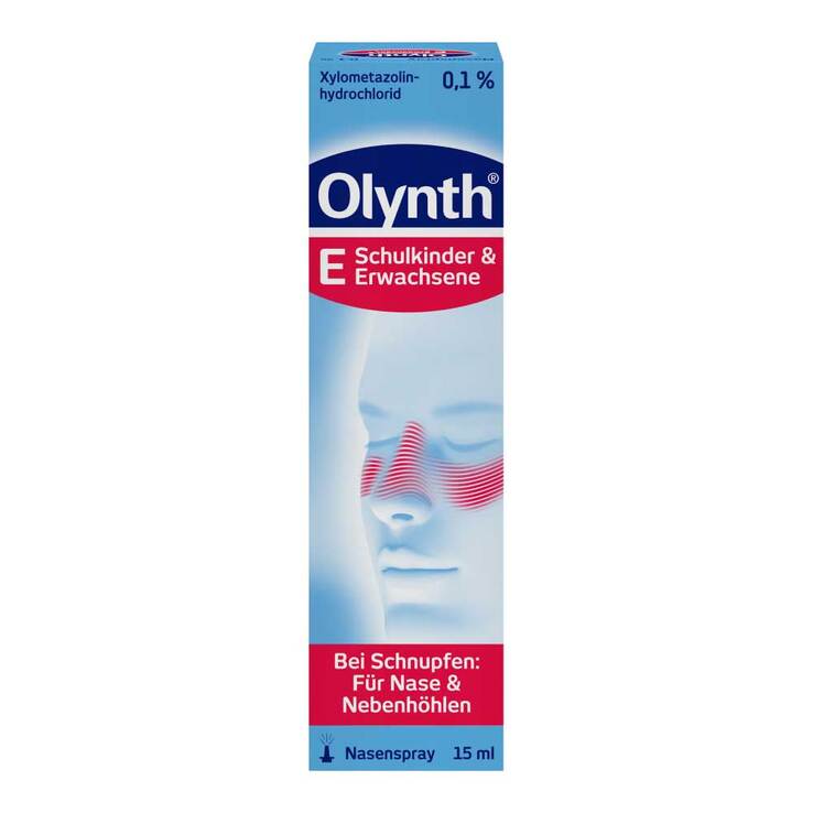 Olynth 0,1 % Schnupfen Dosierspray für Schulkinder und Erwachsene  , 15 ml