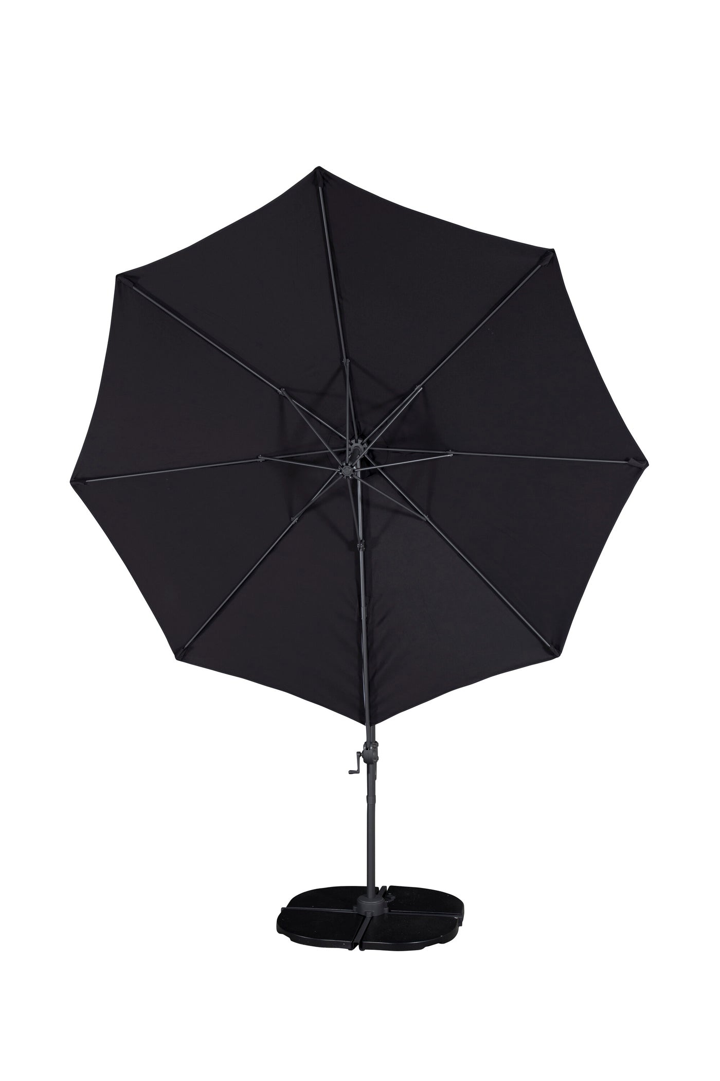 FjÃ´rd - Parasol Zwart 3m - Leeds