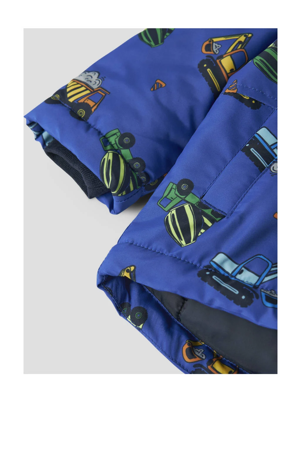 NAME IT MINI tussenjas blauw