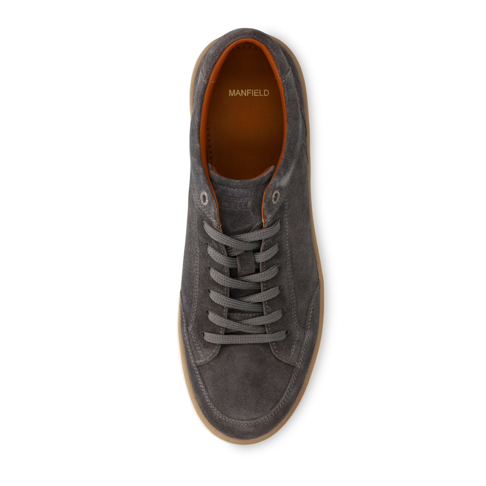 Grijze suède sneakers