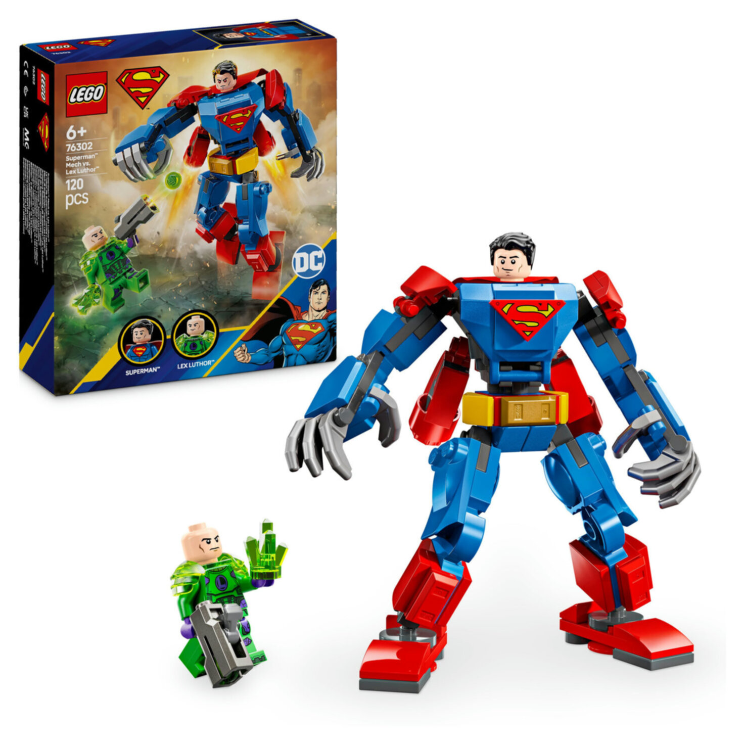 LEGO® DC Universe Super Heroes 76302 Mech vs. Lex Luthor ab 6 Jahren